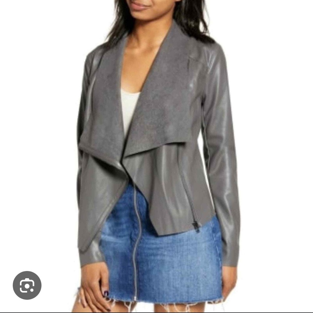 New with tags BlankNYC Women's Gray Draped Jacket